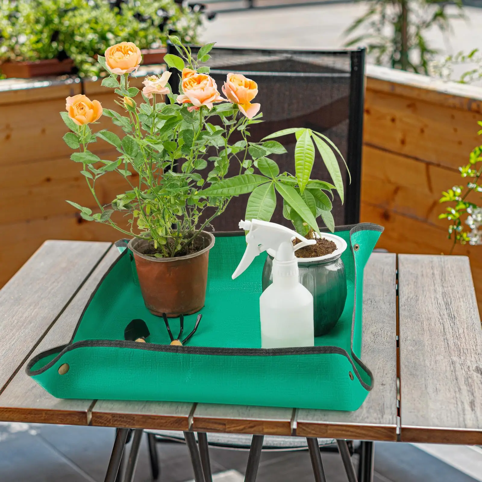 Repotting Mat for Indoor Plants Transplanting Dirt Control Portable Potting Tray Plant Gifts for Plant Lovers Gardening Gifts