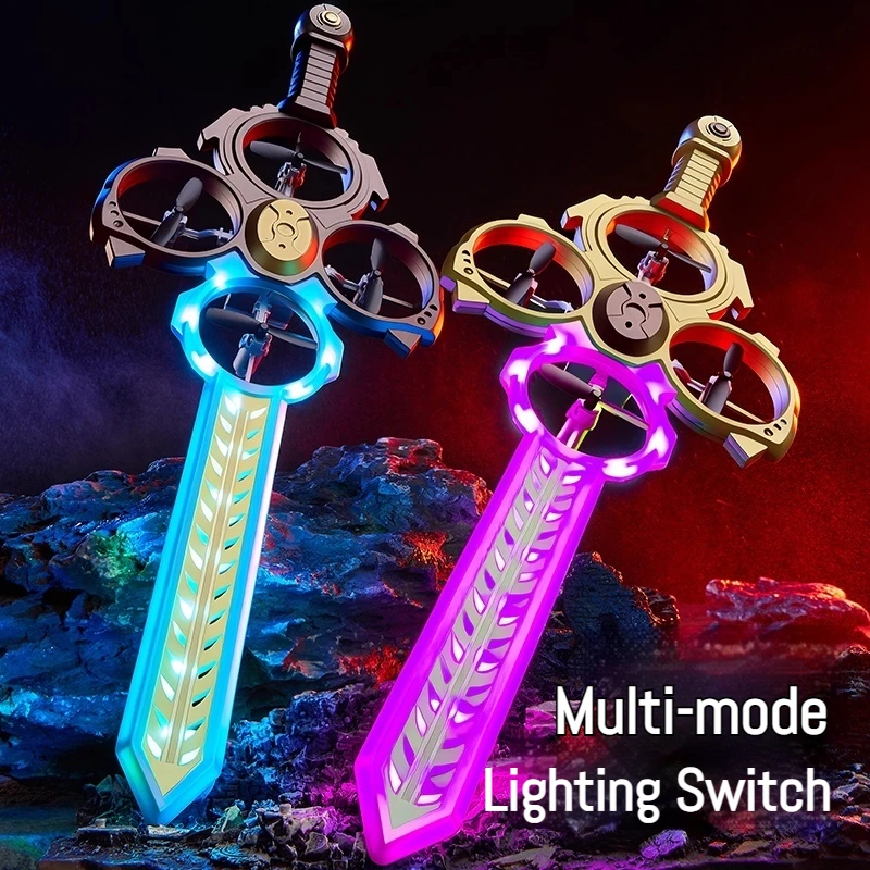 Gesture Sensing Flying Sword RC Drone Hand Controlled Electric Aircraft Remote Control Airplane Toy for Kids Boys Birthday Gift