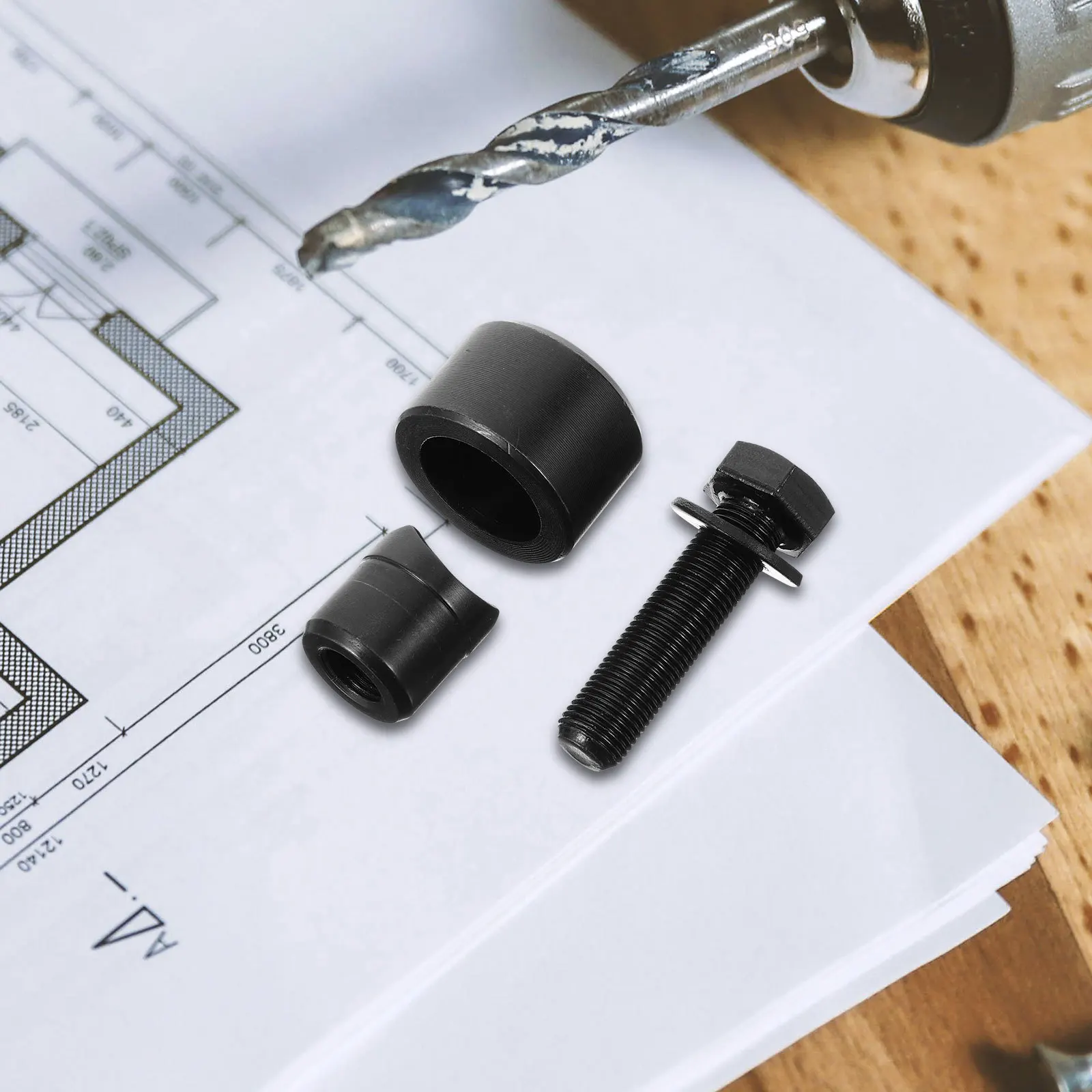 

Hole Cutter Sheet Metal Hole Saw High Efficiency Bearing Steel Positioning Punch for Metal Plate Sink Applications