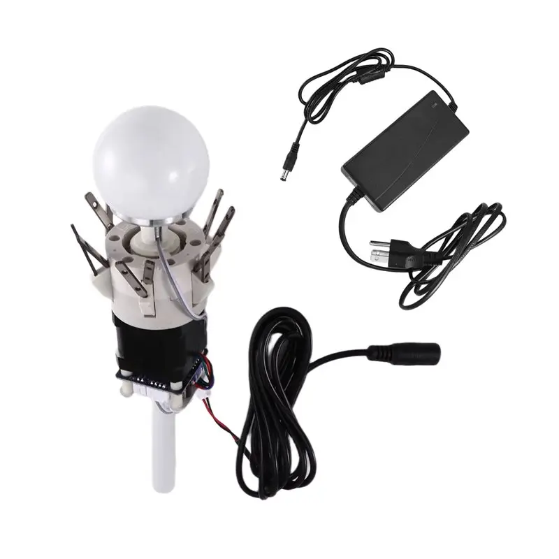 

24-Hour Delivery Relectric Flower Door Opener US Plug Wedding Stage Curtain Open And Close Machine Flower Opening And Closing De