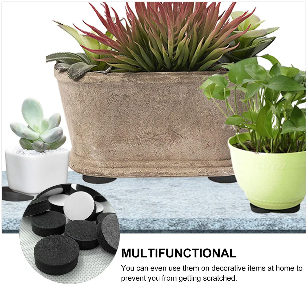 48 Pcs Eva Flower Pot Pad Plant Cushion Feet Pads Non-Slip Mats Pots Round Gardening Cushions