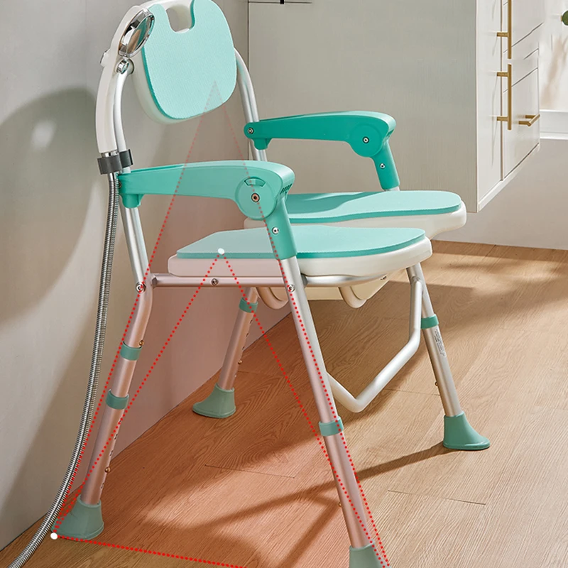 

Kitchen Designer Bathroom Chair Disabled Metal Space Saving Stool Cute Small Portable Accessories Cadeira Postmodern Furniture