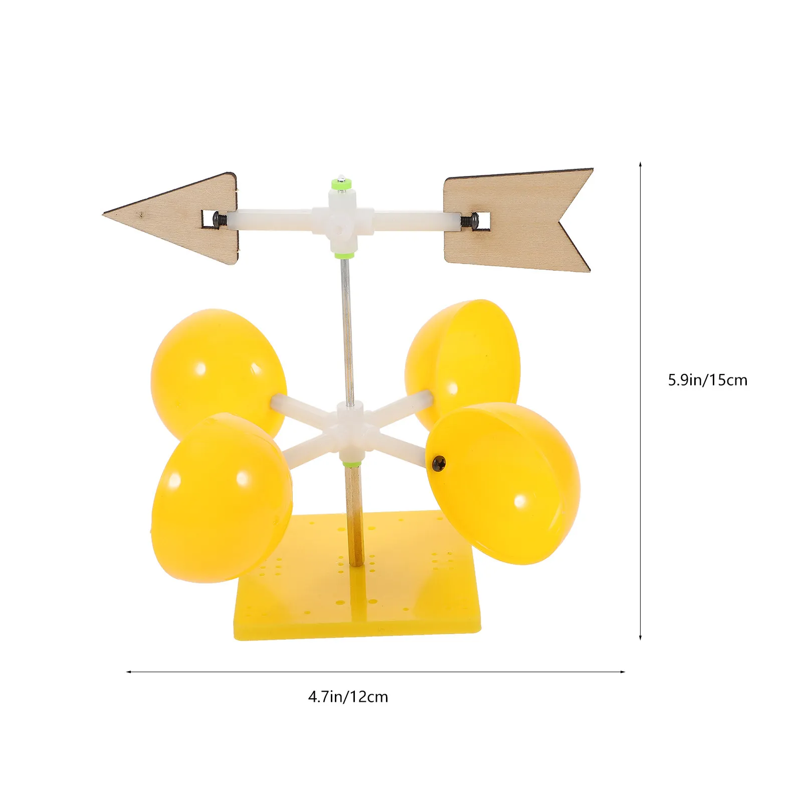 Science Experiment Wind Vane Assembly Kit for Kids Students DIY Educational Tool Physics Classroom Teaching