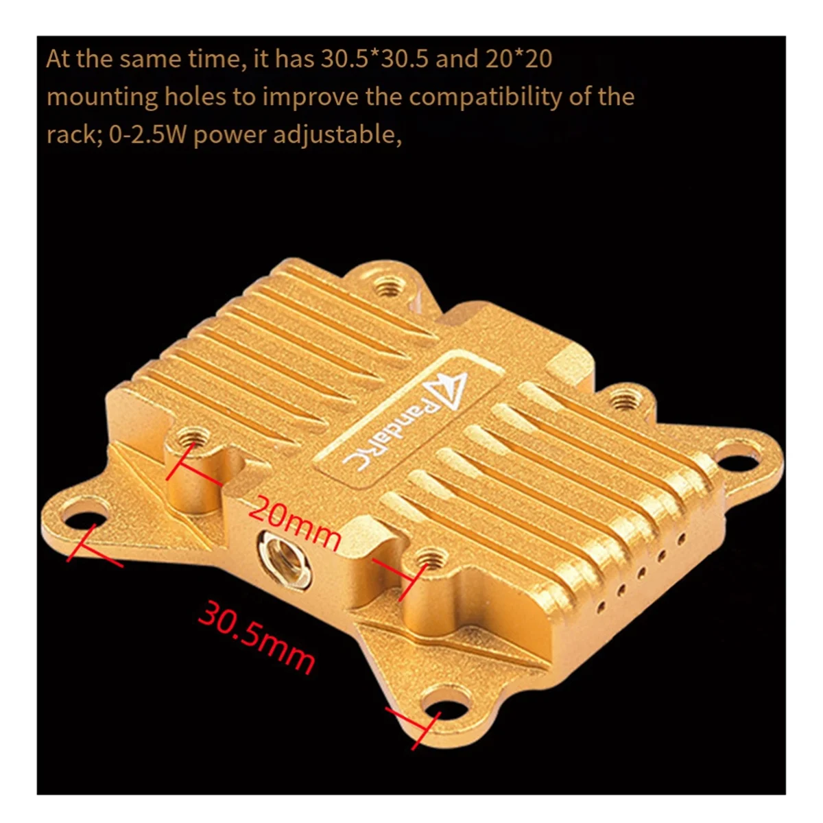 

X65A_PandaRC 5.8G Image Transmission For FPV Wing Traverser OSD Tuning