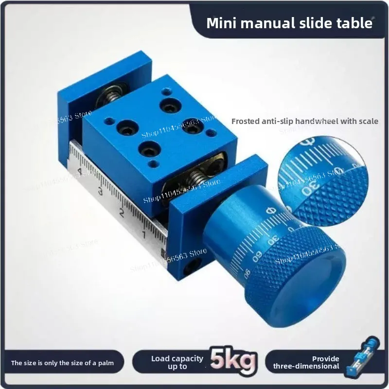 28 Micro-handled Manual Slide Stage Fine Adjustment Screw Rod Elevating Guide Rail Module Three-axis Motion Platform