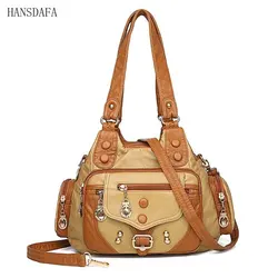 Borsa a tracolla donna di alta qualità di nuova moda borse in morbida pelle di lusso borse da donna Designer famoso marchio Tote a tracolla da donna