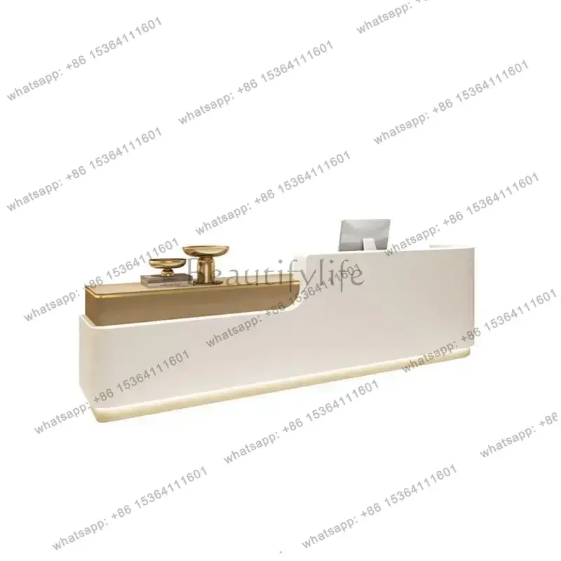Best Sellers Modern Minimalist Reception Desks Beauty Salon Reception Desks Wellness Center Durable Office Furniture Banco Recep