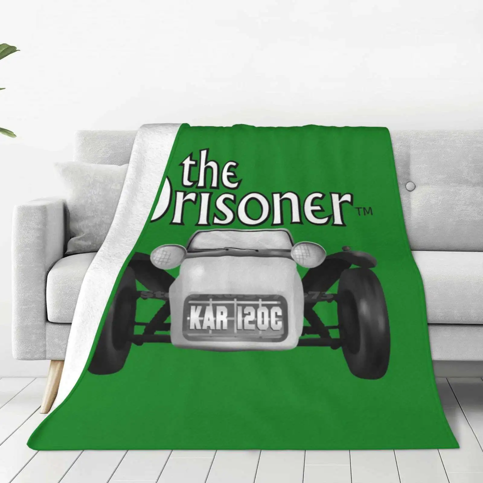 The Prisoner Hot Sale Printing High Qiality Warm Flannel Blanket Theprisoner The Prisoner Spies Mystery T V Secret Service