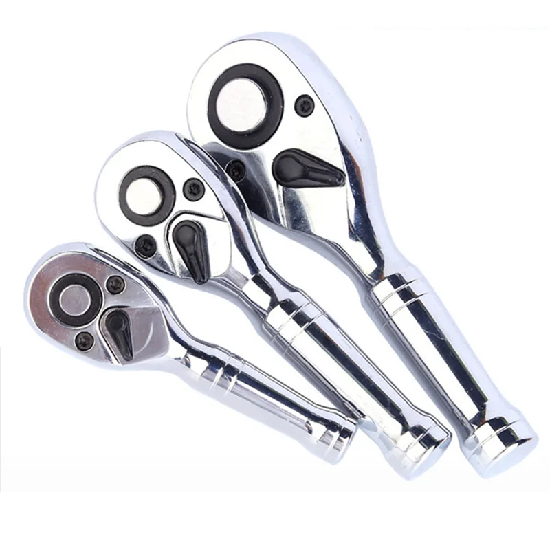 

Classy-1 PCS 1/2Inch Quick Socket Ratchet Wrench 72 Teeth Spanner Mini Automotive Hand Repair Tools