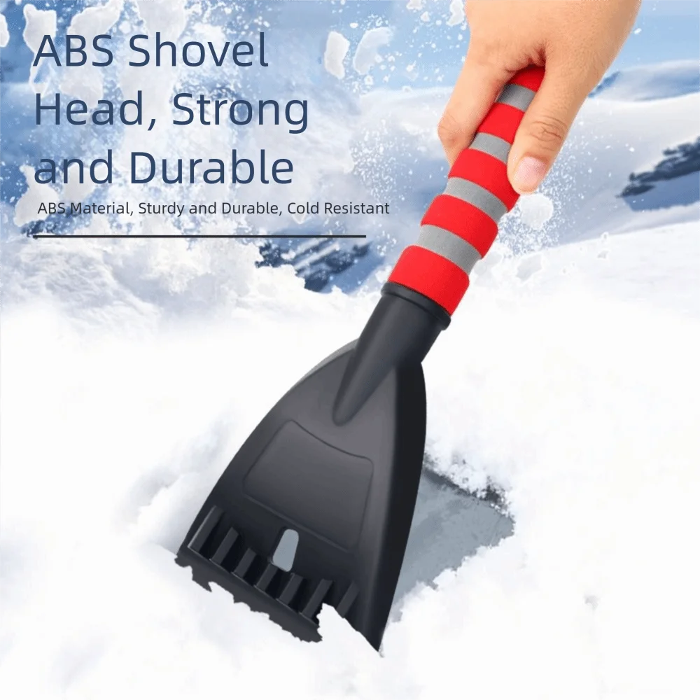 Practical Detachable Snow Shovel Brush Non Slip Portable Car Cleaning Brush Wash Defroster