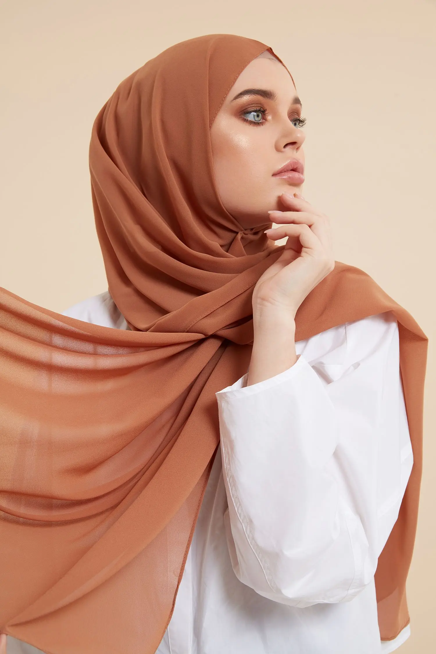 Hijaabs Voor Vrouw Voile Hijab Chiffon Sjaal Sjaals Voor Veils Islam Tulband Foulard Africain Femme Sjaals India Niqab Khimar Hijab