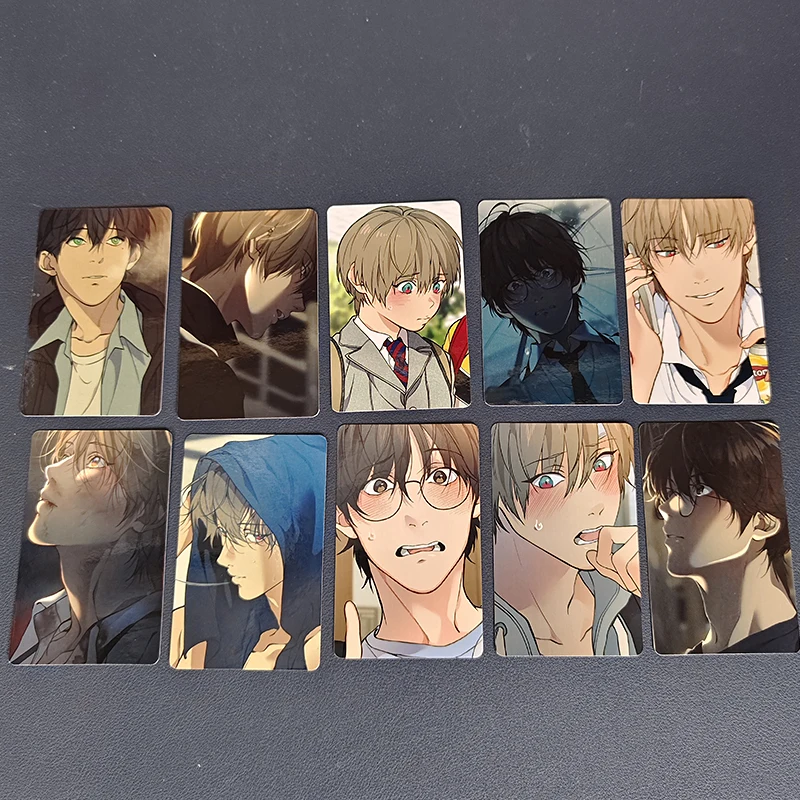 10pc Korean Manhwa Lost In The Cloud lomo Card yun duan zhi lian Anime Photocards Single sided pattern 5.5x8.5cm