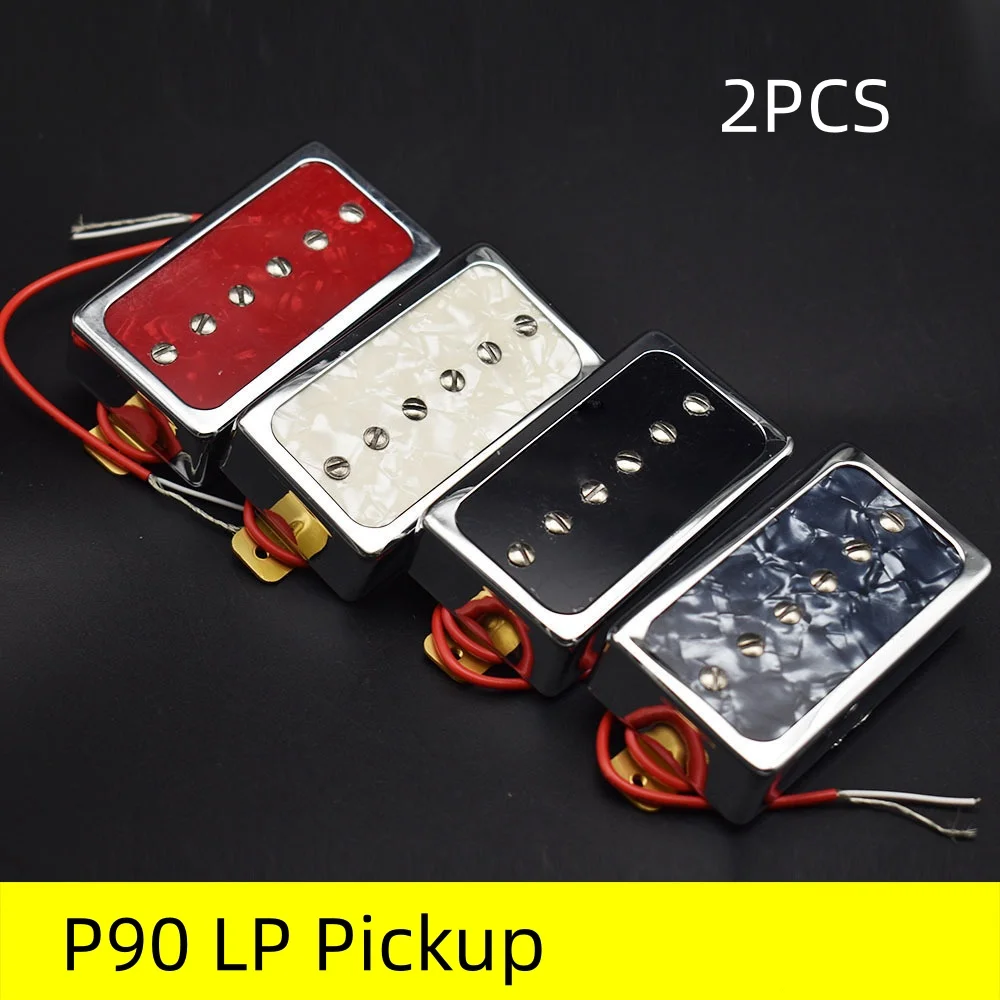 مجموعة هامبوكر لاقطات الجيتار الكهربائي Les Paul P90 مكونة من قطعتين من التقاطات السيراميك المغناطيسية #1