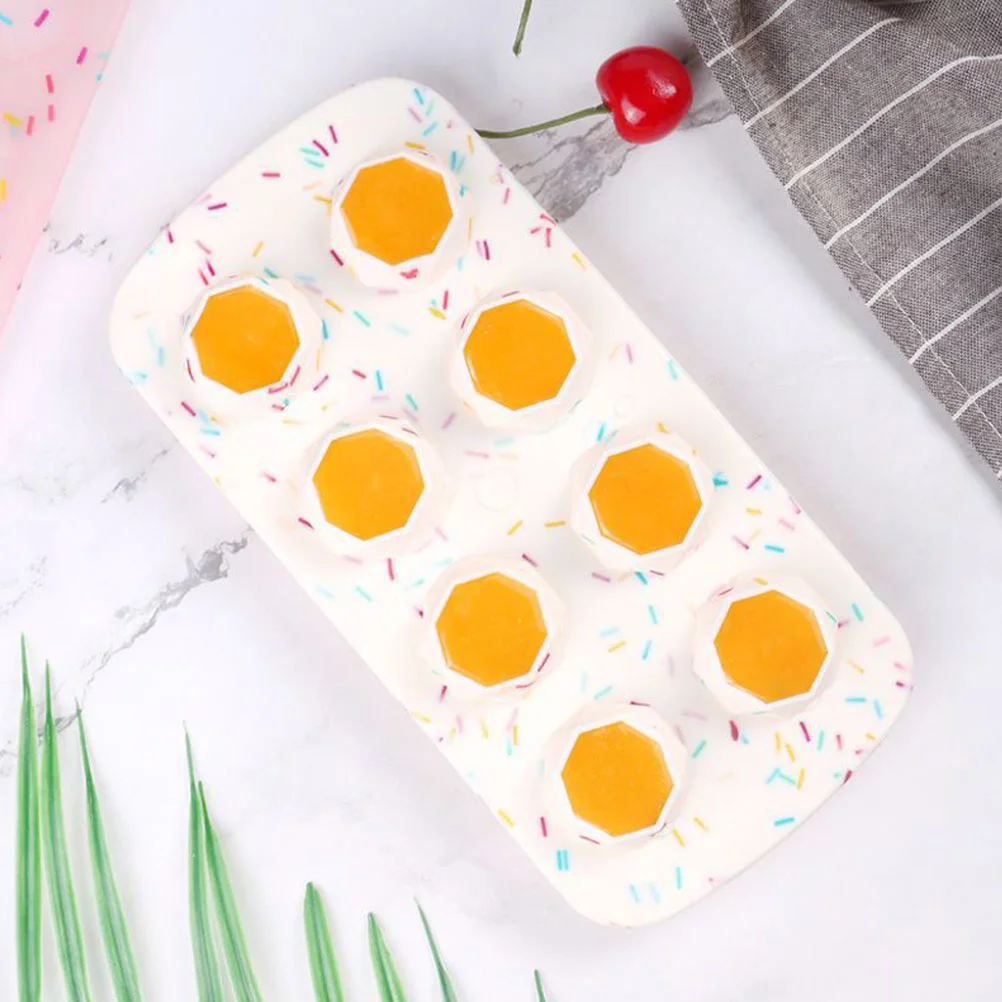 

2Pcs Silicone Ice Cube Mold Tray Creative Brick Shape Flexible Non-Stick Reusable Chocolate Baking and Ice Tray Mold