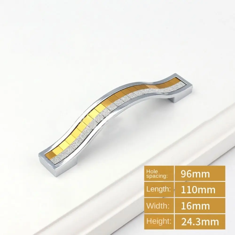 1/2pcs Crystal Hardware Zinc Alloy Crystal Glass Handles Nordic Rhinestone Door Pull Handles Drawer Knobs for Drawer Cupboard
