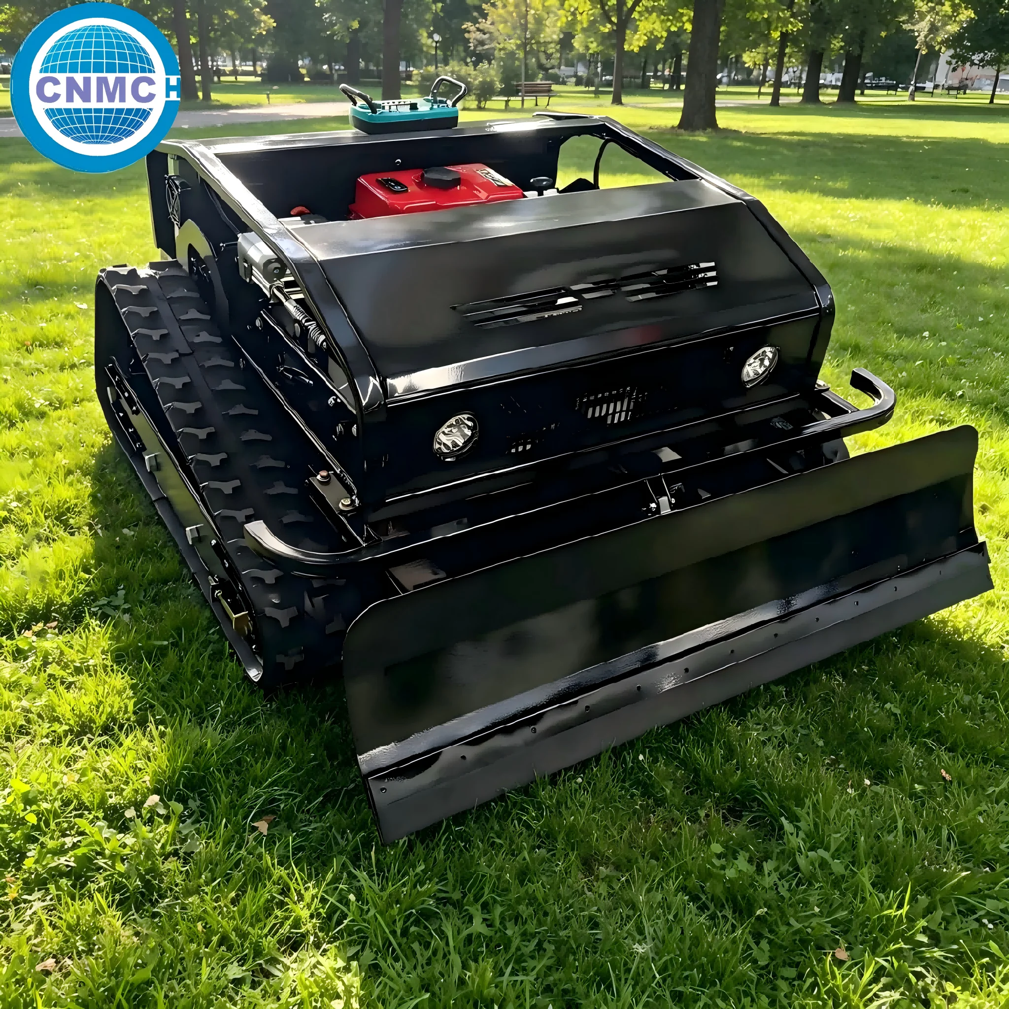 

CNMC Lawn Mower Grass Mowing Robot Snow Plow Remote Controlled Safety Auto-Stop Blade CE Certified Easy to Operate Customized