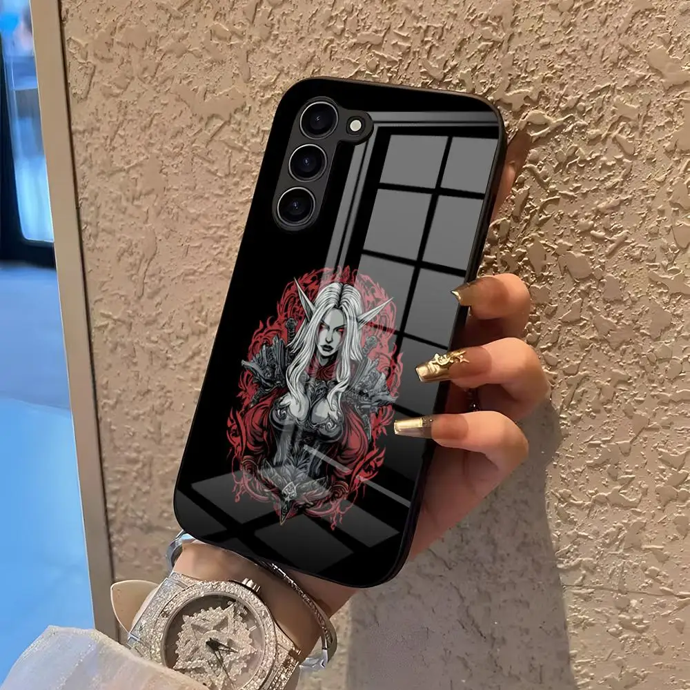 S-Sylvanas Windrunner Phone Case For Samsung S26 S25 S24 S23 S22 Ultra Plus Fe A57 A37 A17 A27 5G Glass Cover