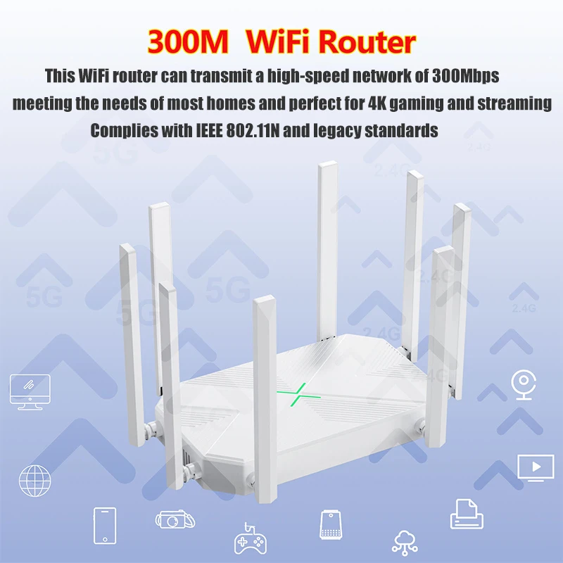 Imagem -03 - Roteador Wifi sem Fio com Antena Externa Dual Band Signal Booster Hotspot Smoother Repetidor Rj45 Wan Lan 2.4g 5g 1200m