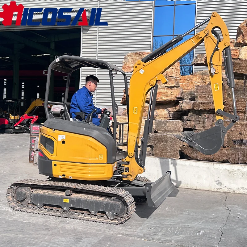 

3.0 Ton Mini Excavator Euro 5 Engine CE Certified Compact Hydraulic Crawler Digger for Farm Construction Garden