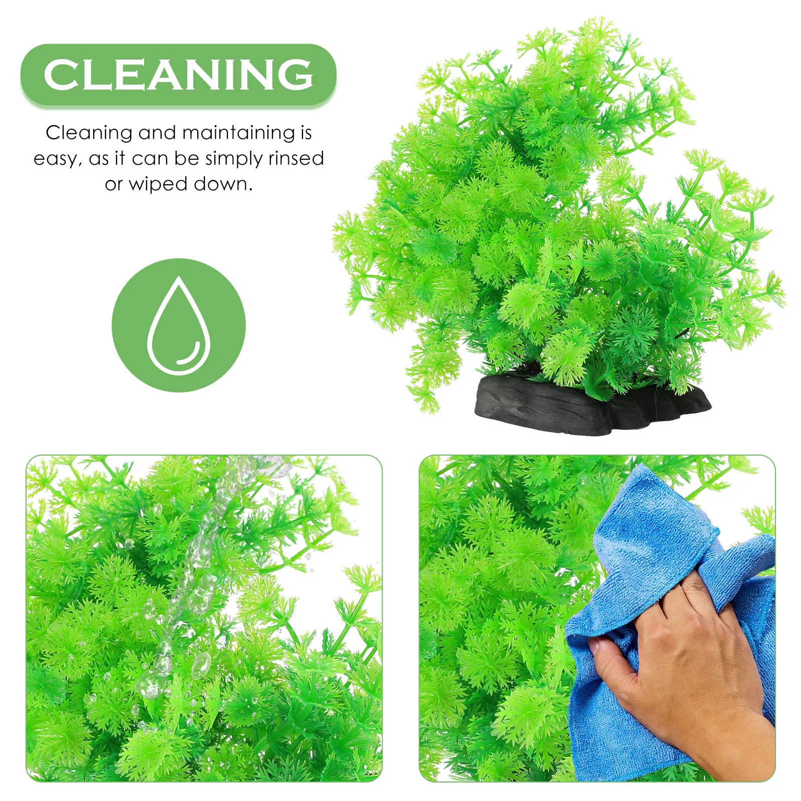 

Fake Aquarium Plants for Fish Tank Realistic Plastic Aquatic Plant Decor Lifelike Water Grass Artificial Plants for Aquarium