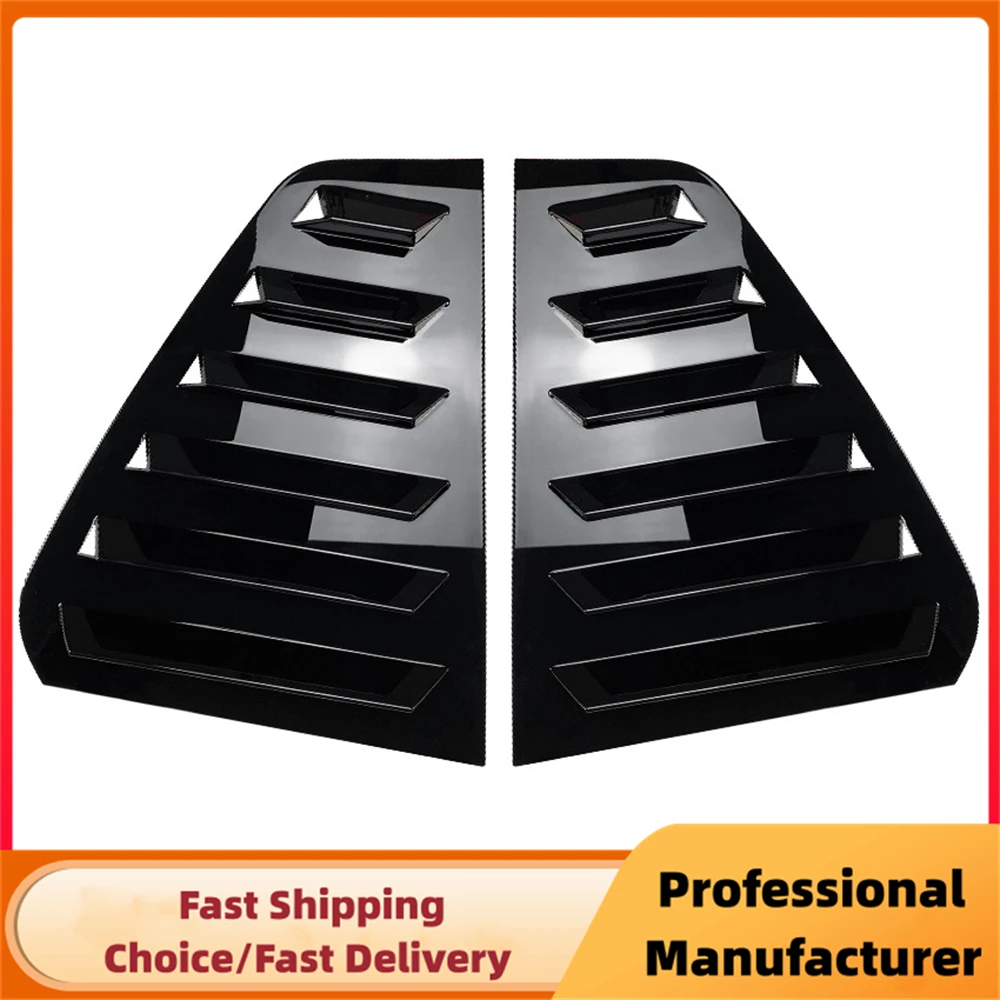 Paar Achterzijde Raambekleding Spoiler Voor Vw Golf 5 Golf 6 Golf 7 MK5 MK6 MK7 MK7.5 2003-2020 Venster Sluiter Cover Louvre Ventilatieopeningen