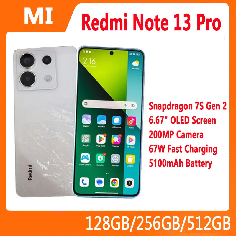 مراجعة تفصيلية لهاتف Xiaomi Redmi Note 13 Pro 5G: أداء قوي وتصميم متميز