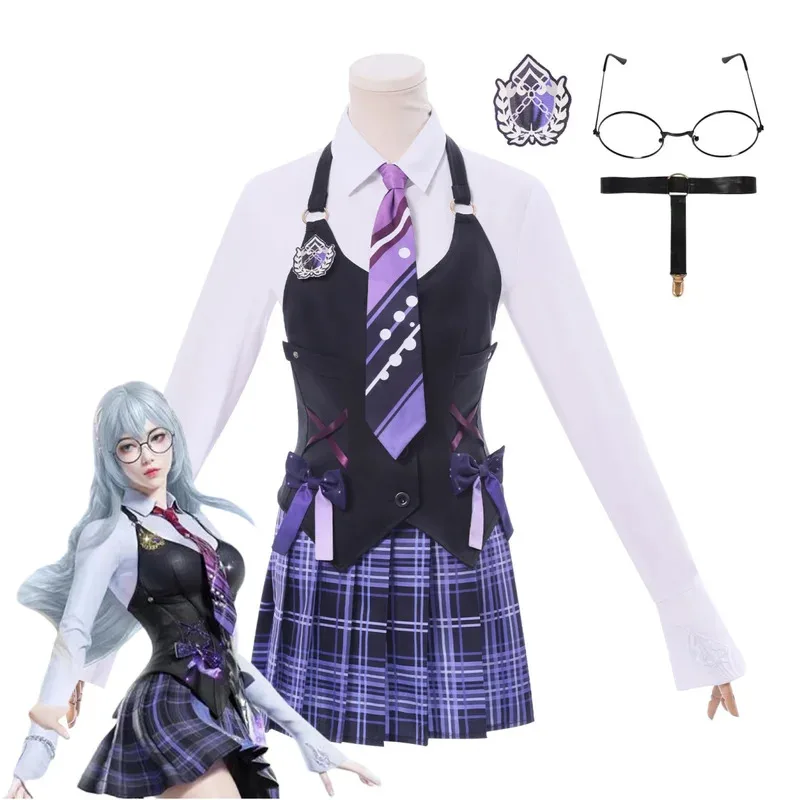 Игра Naraka: Bladepoint Tarka Ji Косплей Костюм Весна Мелодия Япония Южная Корея JK Школьная форма Парик Женские сексуальные костюмы для вечеринок; 2k