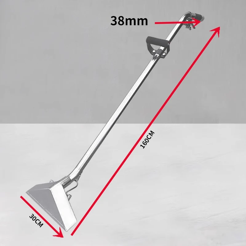 Carpet water suction scraper head Steam spray and extraction integrated cleaning machine connection long head stainless steel la
