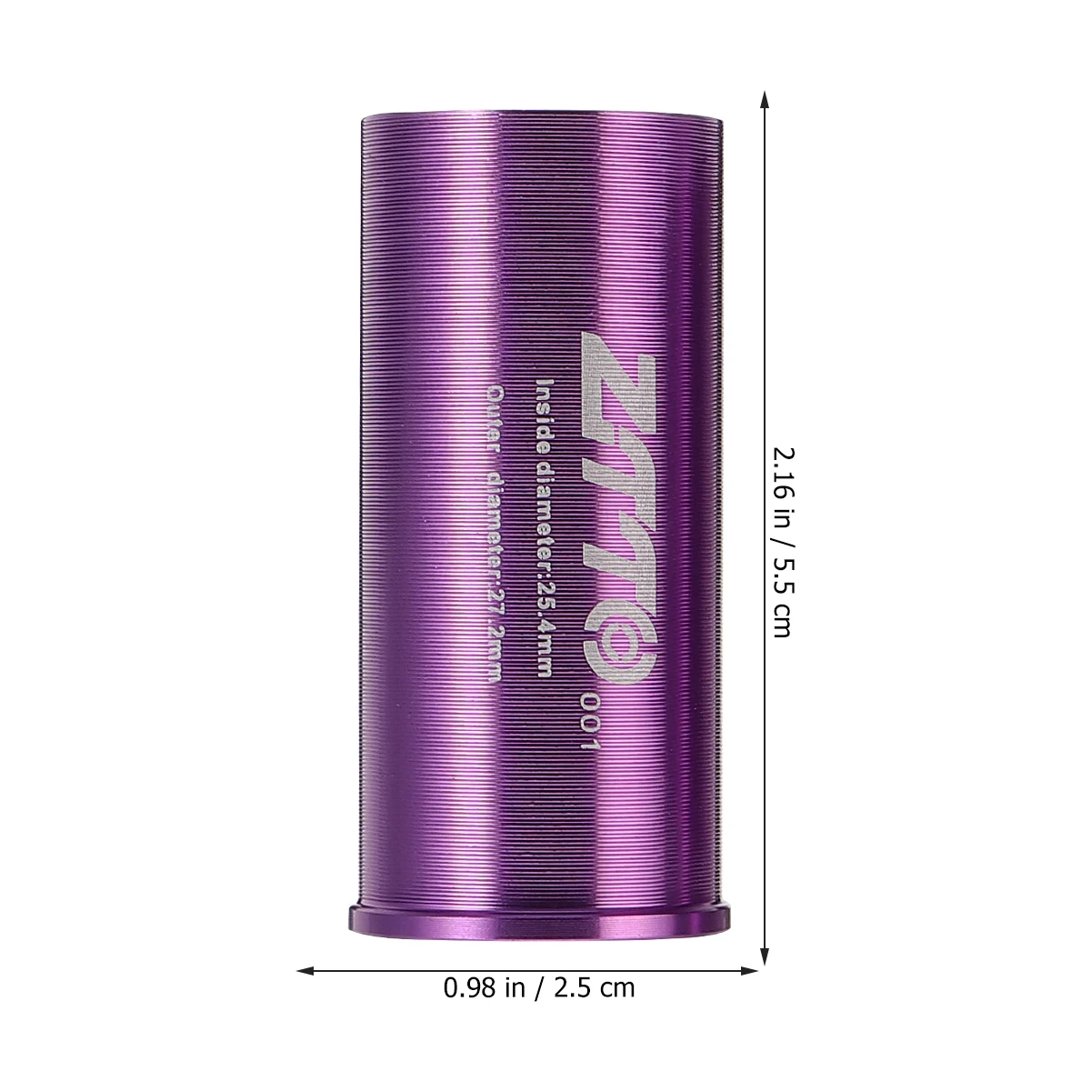 

2pcs Seatpost Tube Adapter 25.4mm to 27.2mm Aluminum Alloy Bike Seatpost Reducer Shim for Mountain Road Bicycle Cycling