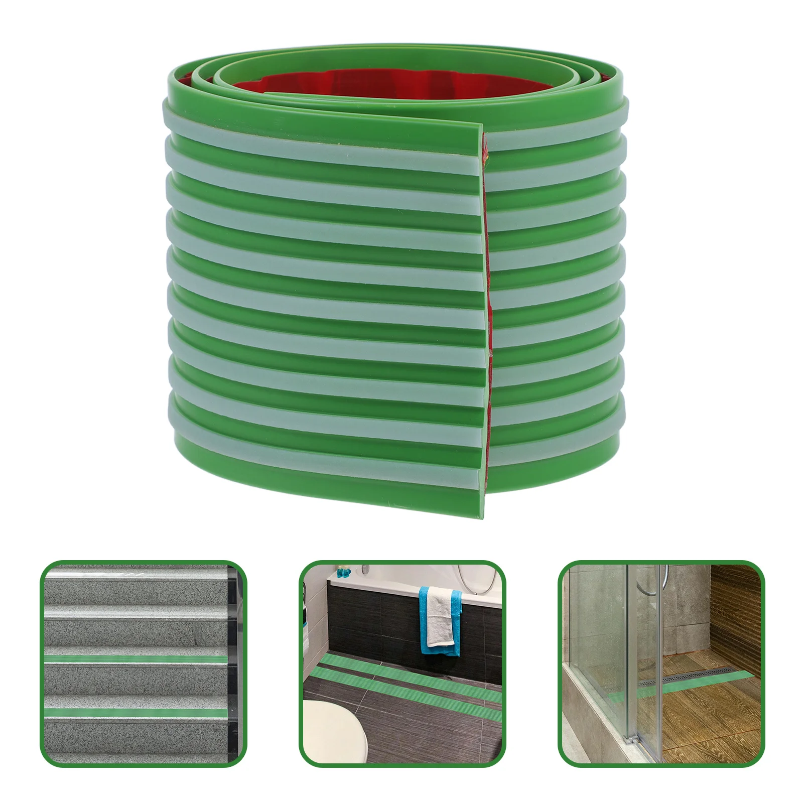 

PVC Anti Slip Stair Edge Safety Pad Non Tape Glow in Dark Self Adhesive Stair Edge Protector for Stairs Bathroom