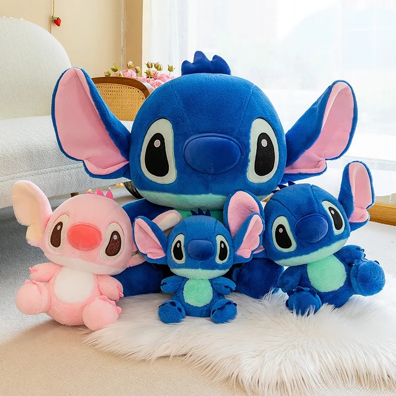 Jouets en peluche Stitch pour enfants, poupées en peluche, jouets Kawaii, cadeau d'anniversaire, anime mignon, Disney, 25 cm, 60cm, CAN o & Stitch