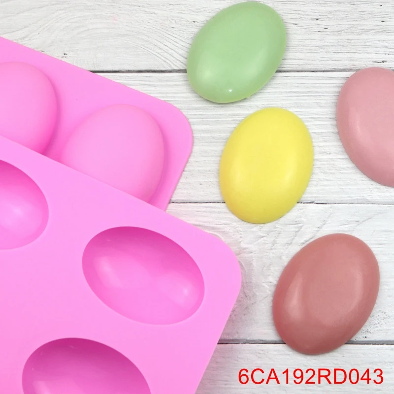 1PCS ReadStar 6CA192RD043 6 Cavities Goose Eggs Cake Silicone Mold 8 Holes Baking Mould DIY Soap Mold