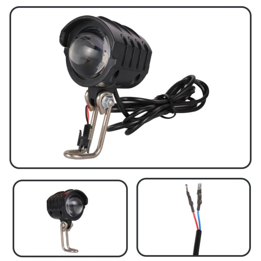 6V Electric Bicycle Headlight IPX6 Waterproof LED Bike Headlight Lamp 150LUX Safe Bicycle Light For Bafang eBike BBS BBS01B