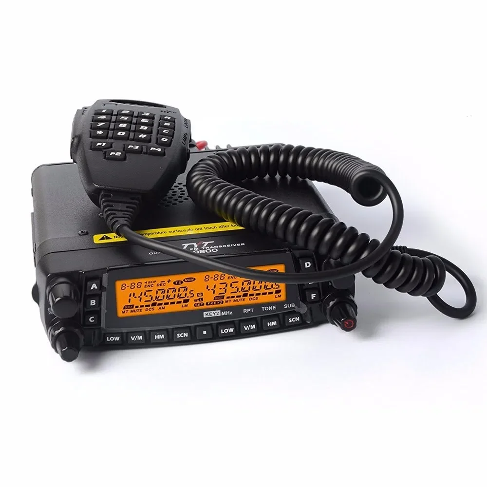 Top sales 800 channels walkie talkie  long distance amateur ham radio qual band amplifier vehicle base station car radio TH-9800