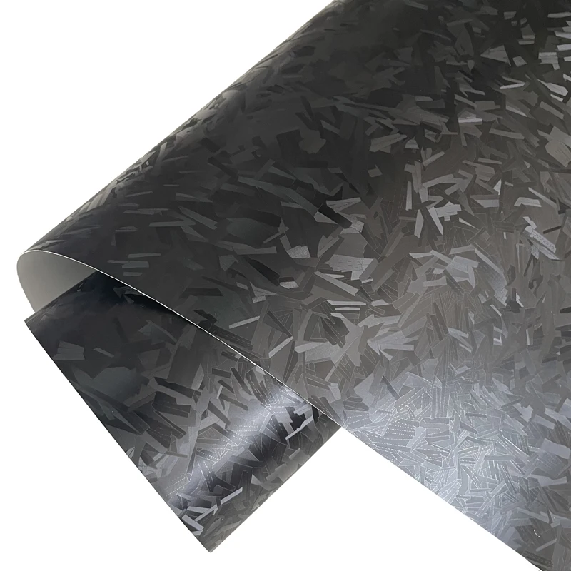 

Black Forged Carbon Vinyl Wrap Roll with Air Release Self Adhesive Car Decal Sticker Wrapping
