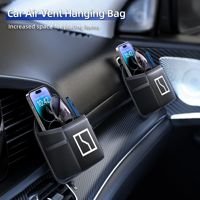 

Car Organizer Bag Air Vent Storage Package For ZEEKR 001 2021 2022 2023 Krypton