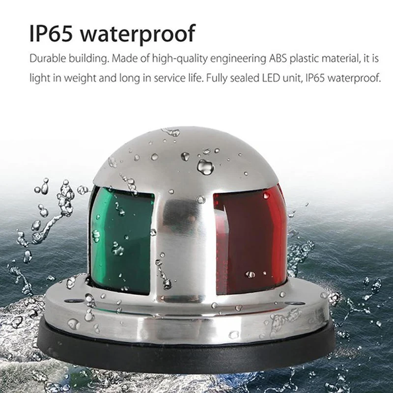 8 LED Marine Navigation Indicator Spot Light Signal Light Boat Lamp Boat Yacht LED Warning Signal Light
