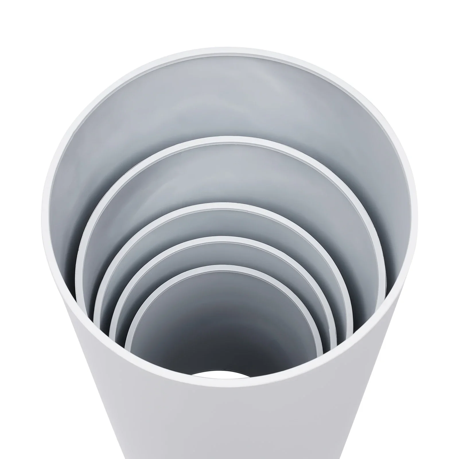 Pedestal cilíndrico redondo blanco, soportes de Metal para exhibición, mesa de postre, pilares de zócalo para decoración artística de fiesta de cumpleaños, 5 uds.