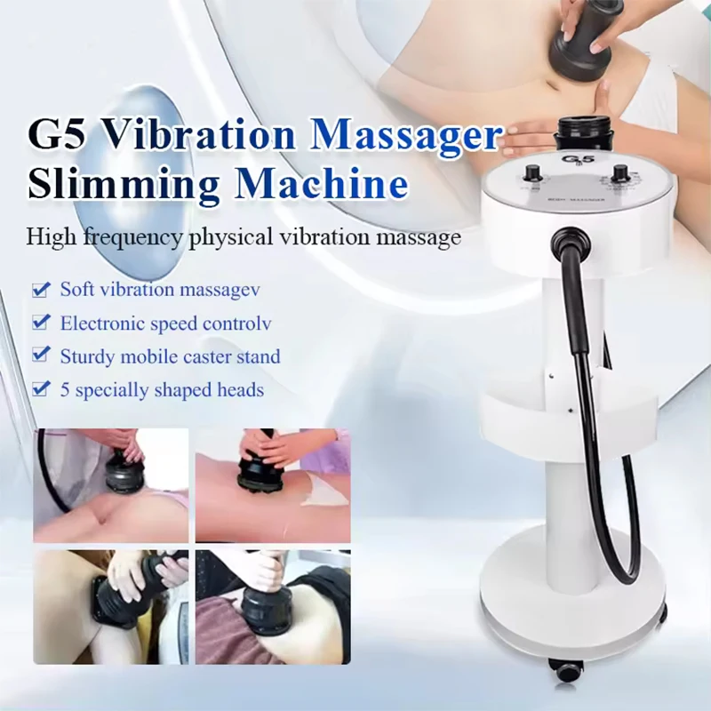 

5 Heads Physical Vibration Body Slimming Weight Loss Massage Pain Fatigue Removal Machine Anti-cellulite G5 Muscle Relax Center