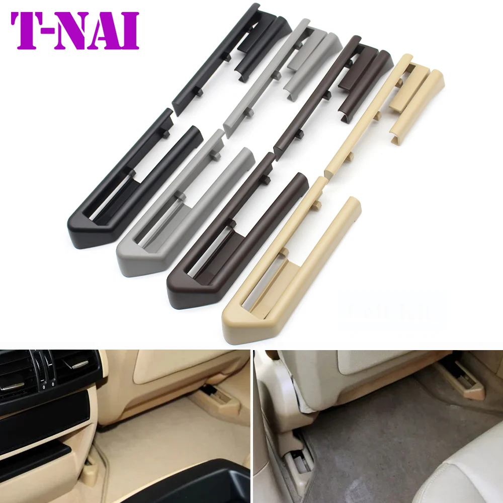 

LHD RHD E70 E71 E72 LHD RHD интерьер автомобиля переднее сиденье скользящая направляющая накладка сменная Накладка для BMW X5 X6 2007-2014