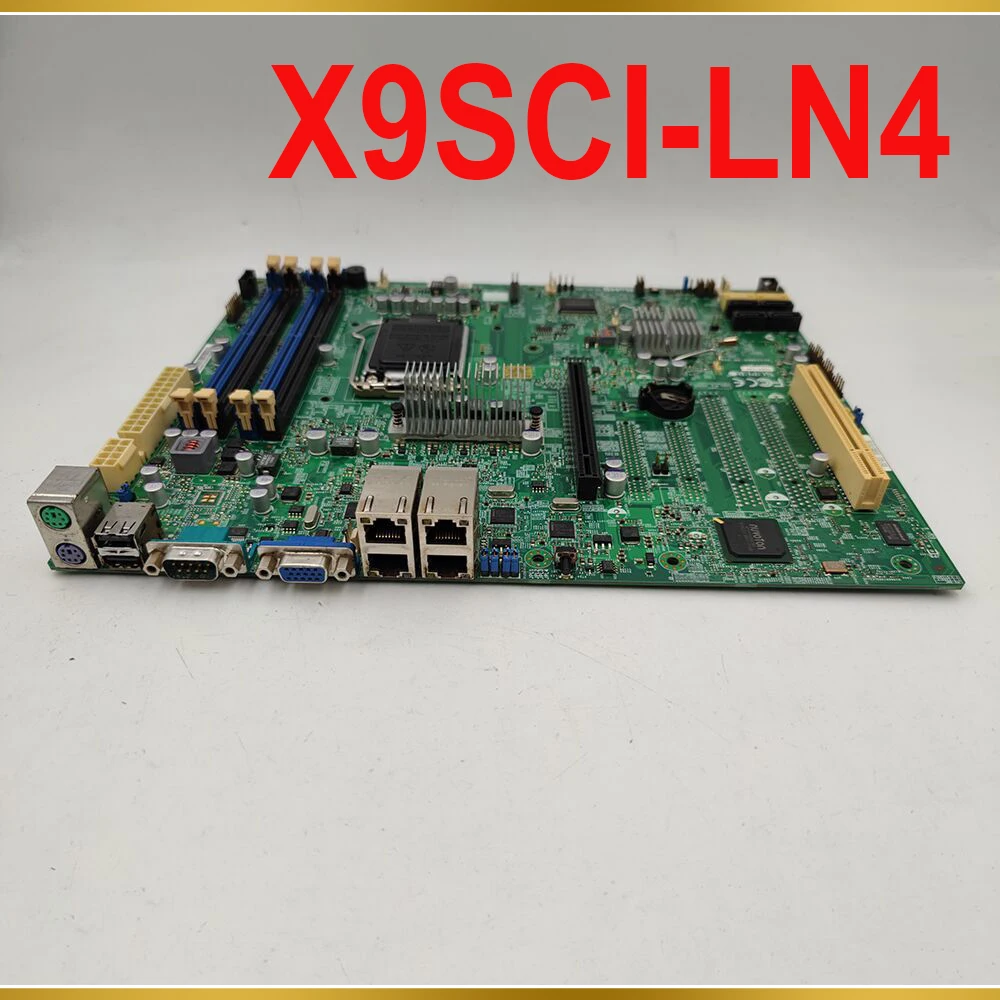 

For Supermicro Server Workstation MotherboardLGA1155 Supports For Intel Xeon E3-1200 E3-1200 V2 Series X9SCI-LN4