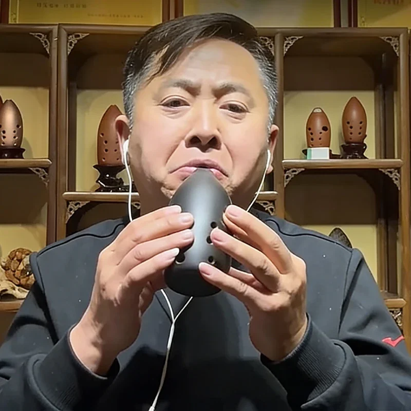 Ocarina F-Tone G-Tone 8-Holes 10-Holes Pottery Xun Playing Musical Instruments for Beginners Ancient Chinese Wind Instrument