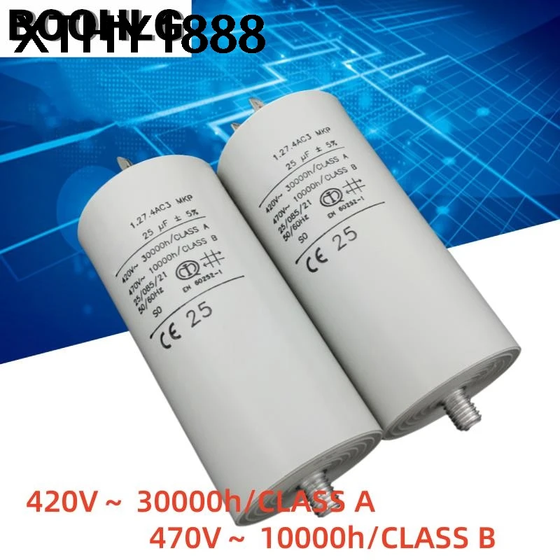 

1PCS A V 1.27.4AC3 420V 25uF Motor Start Capacitor