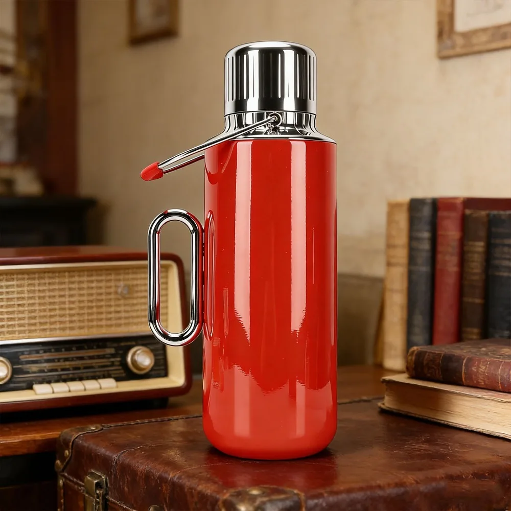 1500ml Thermal Pot Rustless Steel Smooth Outer Hot Drink Carafe Insulated Inner Tight Sealing Lid Water Kettle Dailydrinking