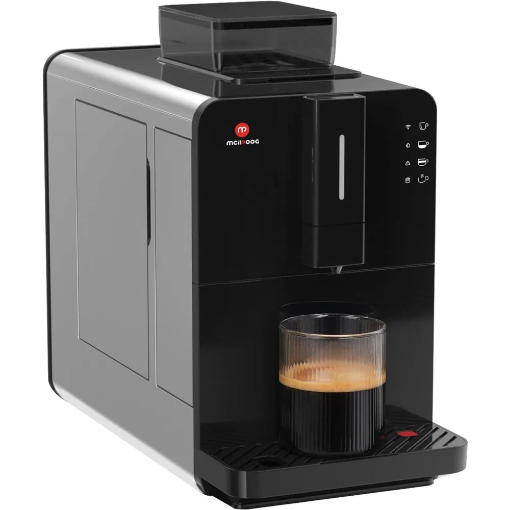 

Super Automatic Espresso Coffee Machine，Bean To Cup Fully Automatic Espresso Machine with Grinder,Easy To Use