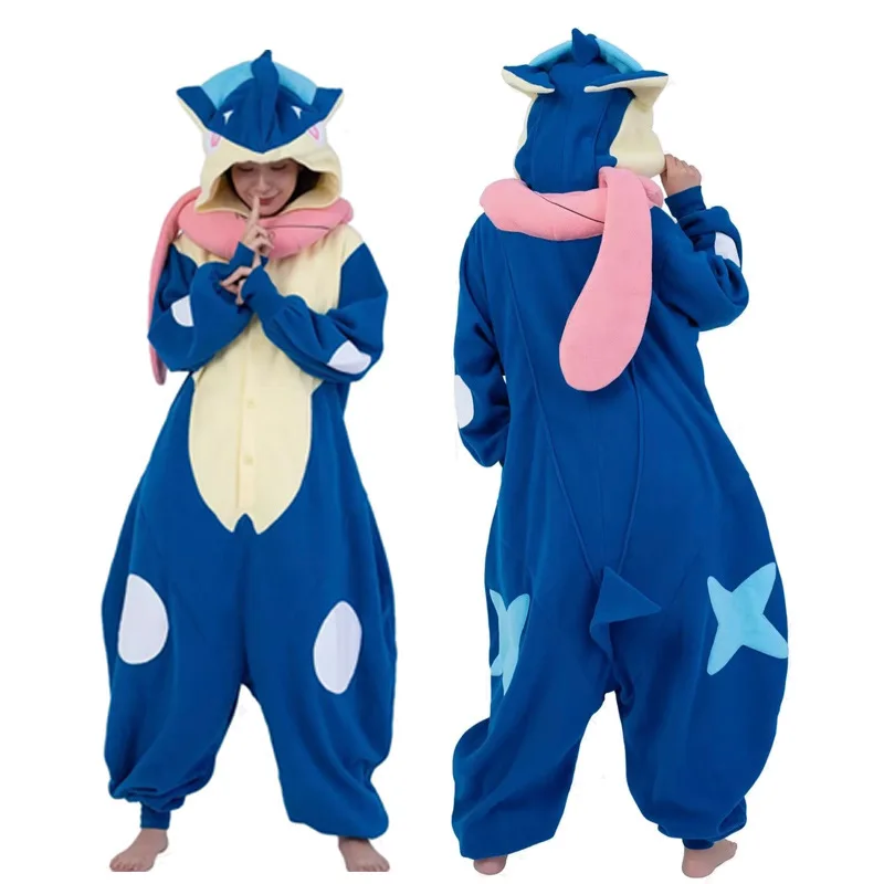 Новый комбинезон Snorlax Squirtle Mewtwo Gengar, карнавальный костюм на Хэллоуин для взрослых, аниме, пижама с котом