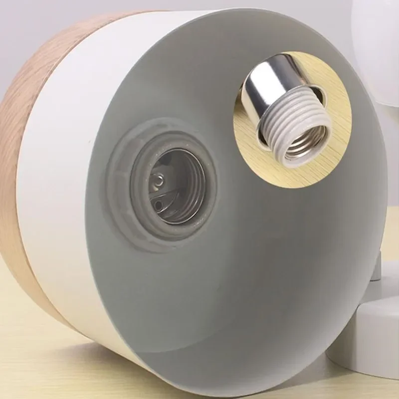 

Новый потолочный светильник белый/серый E27 скандинавский минималистичный светодиодный подвесной светильник из железа, дерева, люстра для гостиной, кухни, украшение дома