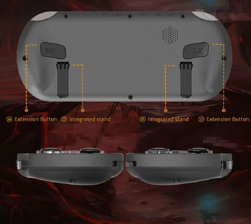 Imagen 2 del producto Consola de juegos inalámbrica portátil con pantalla IPS HD de 4,5 pulgadas, gran capacidad de batería equipada con procesador de doble núcleo de 1,2G SF3000