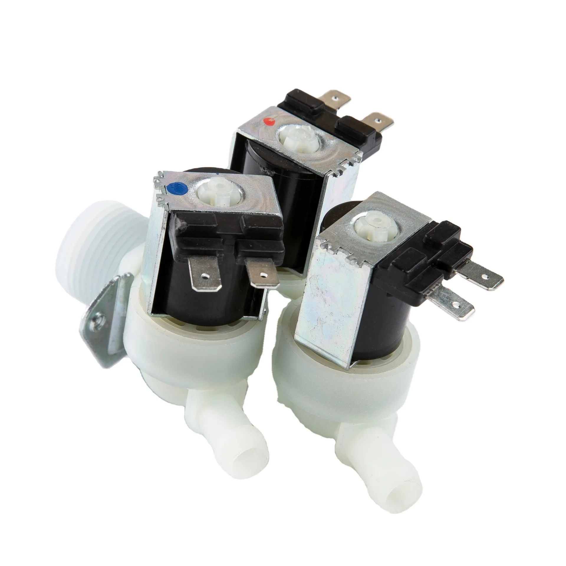 

Впускной клапан для воды Электромагнитный клапан Аксессуары для общей бытовой техники Нейлоновый клапан Три клапана 1 в 3 выхода