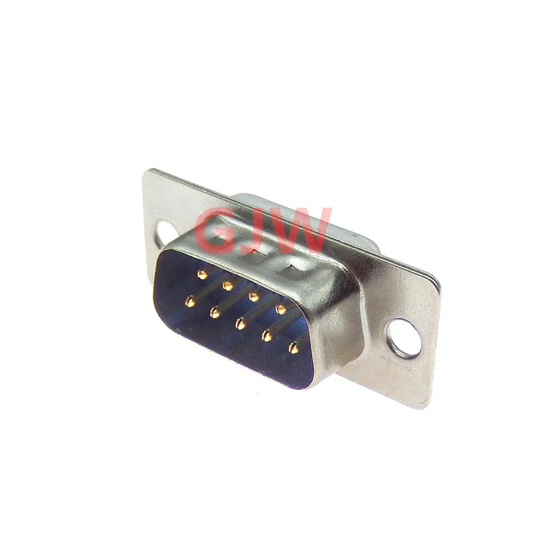 PCB Mount Serial Port Connector, solda tipo D-Sub, COM, 9Pin soquete, 9P, adaptador para PCB, DB9